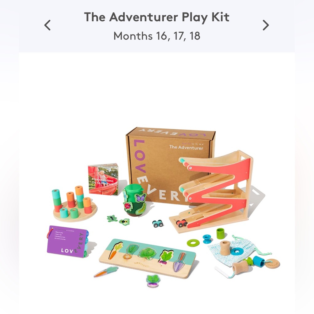 Lovevery The Pioneer 16, 17, 18 Months Playkit